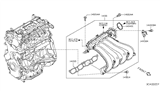 Diagram for 2016 Nissan NV Intake Manifold - 14001-ZJ80A