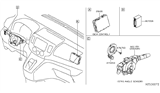 Diagram for 2016 Nissan NV Body Control Module - 284B2-3LN0A