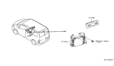 Diagram for 2016 Nissan NV Blower Control Switches - 27511-3LN0A