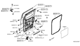 Diagram for 2021 Nissan NV Door Check - 82430-3LM0A