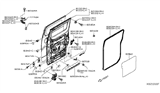 Diagram for 2019 Nissan NV Door Check - 82430-3LM0A