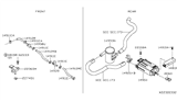 Diagram for 2017 Nissan NV Vapor Canister - 14950-7Y00C