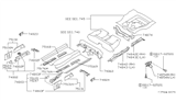 Diagram for 1994 Nissan Sentra Wheelhouse - 75180-66Y00