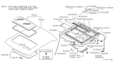 Diagram for 1991 Nissan Sentra Sunroof - 91210-50Y10