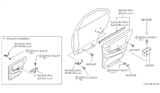 Diagram for 1994 Nissan Sentra Weather Strip - 82834-50Y00