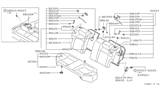 Diagram for 1991 Nissan Sentra Seat Cushion - 88300-67Y08