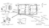 Diagram for 1993 Nissan Sentra Fuse Box - 24311-50Y00