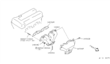 Diagram for 1993 Nissan Sentra Exhaust Manifold - 14004-62J00