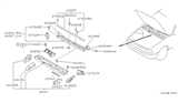 Diagram for 1993 Nissan Sentra Weather Strip - 66830-50Y00