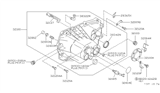 Diagram for 1994 Nissan Sentra Back Up Light Switch - 32005-70E00