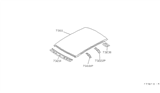 Diagram for 1994 Nissan Sentra Hood Hinge - 73231-50Y30