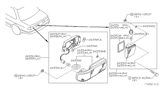 Diagram for 1992 Nissan Sentra Tail Light - 26550-65Y01