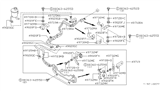 Diagram for 1992 Nissan Sentra Power Steering Hose - 49726-33Y11