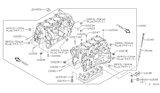 Diagram for 1992 Nissan Sentra Dipstick - 11140-53Y01