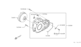 Diagram for 1994 Nissan Sentra Torque Converter - 31100-31X64