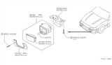 Diagram for 1994 Nissan Sentra Fog Light - 26154-66Y00