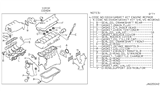 Diagram for 1994 Nissan Sentra Cylinder Head Gasket - 10101-57Y29