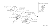 Diagram for 1993 Nissan Sentra Alternator Bracket - 11910-65Y00