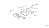 Diagram for 1993 Nissan Sentra Floor Pan - 74514-62Y30