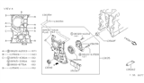 Diagram for Nissan Timing Cover - 13500-53J00