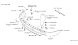 Diagram for 1994 Nissan Sentra Spoiler - 96015-5B025