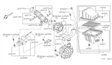 Diagram for 1992 Nissan Sentra Air Duct - 16577-65Y10