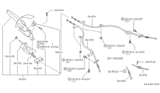 Diagram for 1994 Nissan Sentra Parking Brake Cable - 36530-51Y10