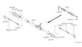 Diagram for 1991 Nissan Sentra Rack and Pinion Boot - 48203-Q5600