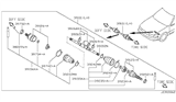 Diagram for 1991 Nissan Sentra CV Joint - 39711-64Y00