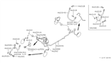 Diagram for 1992 Nissan Sentra Brake Line - 46315-50Y00