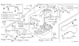 Diagram for 1993 Nissan Sentra Automatic Transmission Shifter - 34901-64Y00