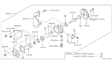 Diagram for 1994 Nissan Sentra Power Steering Pump - 49110-52Y00