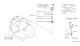 Diagram for 1993 Nissan Sentra Speed Sensor - 25010-50Y00