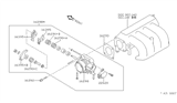 Diagram for 1992 Nissan Sentra Throttle Body - 16118-65Y02