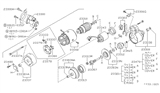 Diagram for 1995 Nissan 200SX Starter Brush - 23380-53J01