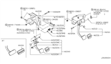 Diagram for 1991 Nissan Sentra Brake Pedal - 46501-65Y00