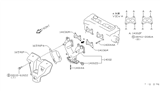 Diagram for Nissan 200SX Exhaust Manifold - 14002-65Y01