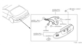 Diagram for 1993 Nissan Sentra Light Socket - 26556-61Y00