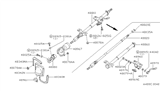 Diagram for 1997 Nissan 200SX Steering Column Cover - 48950-65Y06