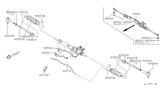 Diagram for 1993 Nissan Sentra Rack and Pinion Boot - 48203-Q5601