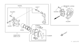 Diagram for Nissan Sentra Brake Pad Set - D1060-50Y92