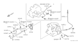 Diagram for 1993 Nissan Sentra Accelerator Cable - 31051-03X08