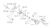 Diagram for 1994 Nissan Sentra Brake Disc - 40206-60Y01