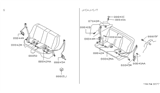 Diagram for 1992 Nissan Sentra Seat Belt - 88844-67Y03