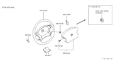 Diagram for 1994 Nissan Sentra Air Bag - J8510-66Y00