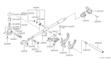 Diagram for 1996 Nissan Sentra Shift Fork - 32805-50J00