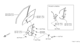 Diagram for 1992 Nissan Sentra Window Run - 80331-50Y15