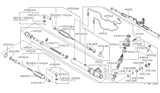 Diagram for Nissan Sentra Rack And Pinion - 49220-69Y00