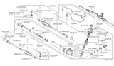 Diagram for 1994 Nissan Sentra Rack And Pinion - 49001-Q5600