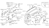 Diagram for 1994 Nissan Sentra Glove Box - 68510-65Y00